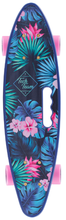картинка Скейтборд Tech Team Fishboard 23" print (синий/ розовый) | велосалон Драйв г. Липецк