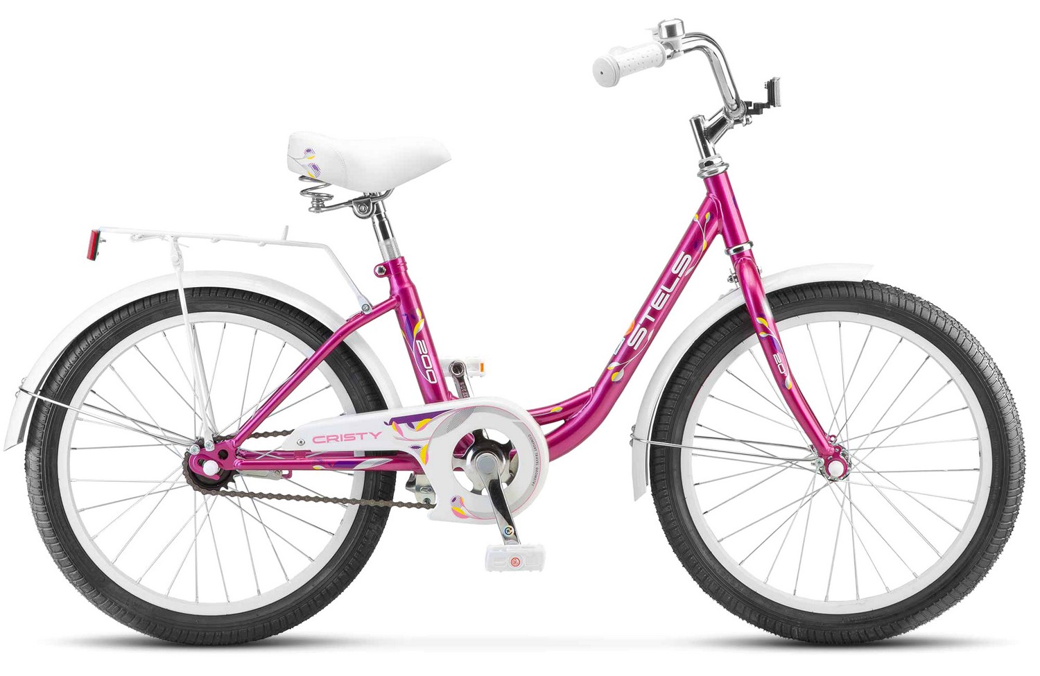 картинка Велосипед Stels Cristy 200 C 20'' (розовый) | велосалон Драйв г. Липецк